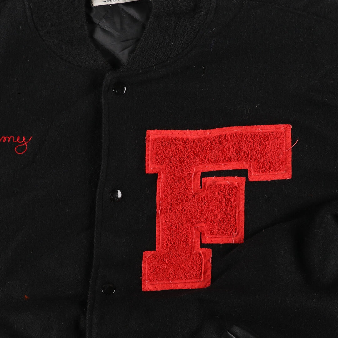 DECKER Leather Sleeve Wool Stadium Jacket Award Jacket Varsity Jacket Men's XL /eaa385983