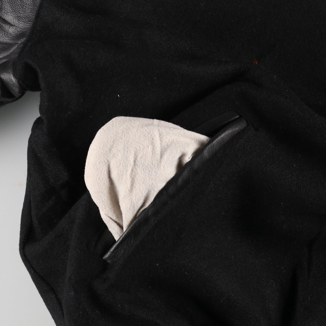 DECKER Leather Sleeve Wool Stadium Jacket Award Jacket Varsity Jacket Men's XL /eaa385983