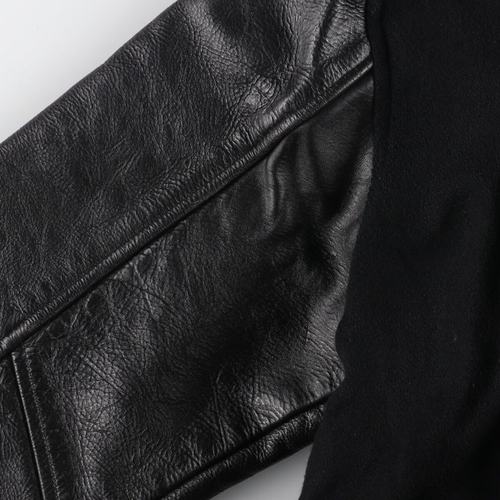 Hard Rock Cafe NEW ORLEANS Leather Wool Sleeve Stadium Jacket Award Jacket Varsity Jacket Men's XL /eaa385984