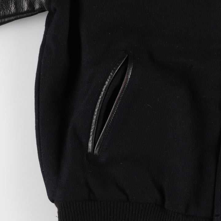 Hard Rock Cafe NEW ORLEANS Leather Wool Sleeve Stadium Jacket Award Jacket Varsity Jacket Men's XL /eaa385984