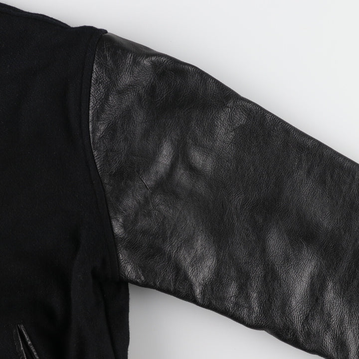 Hard Rock Cafe NEW ORLEANS Leather Wool Sleeve Stadium Jacket Award Jacket Varsity Jacket Men's XL /eaa385984