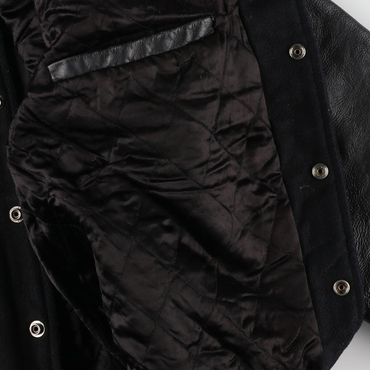 Hard Rock Cafe NEW ORLEANS Leather Wool Sleeve Stadium Jacket Award Jacket Varsity Jacket Men's XL /eaa385984