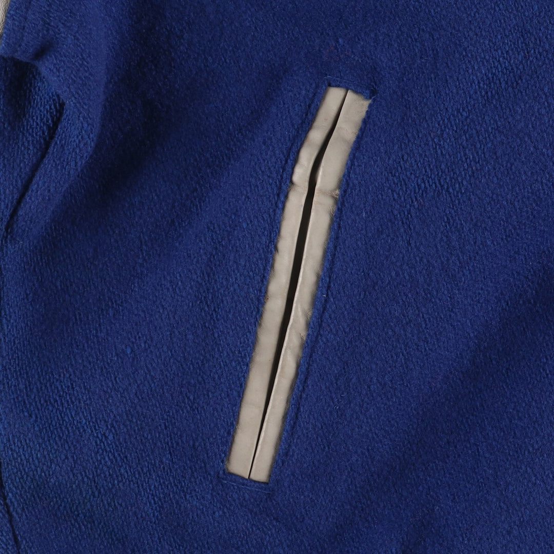 00'S C and L Sleeve Leather Wool Varsity Jacket Award Jacket Varsity Jacket Made in USA Men's XL /eaa386024