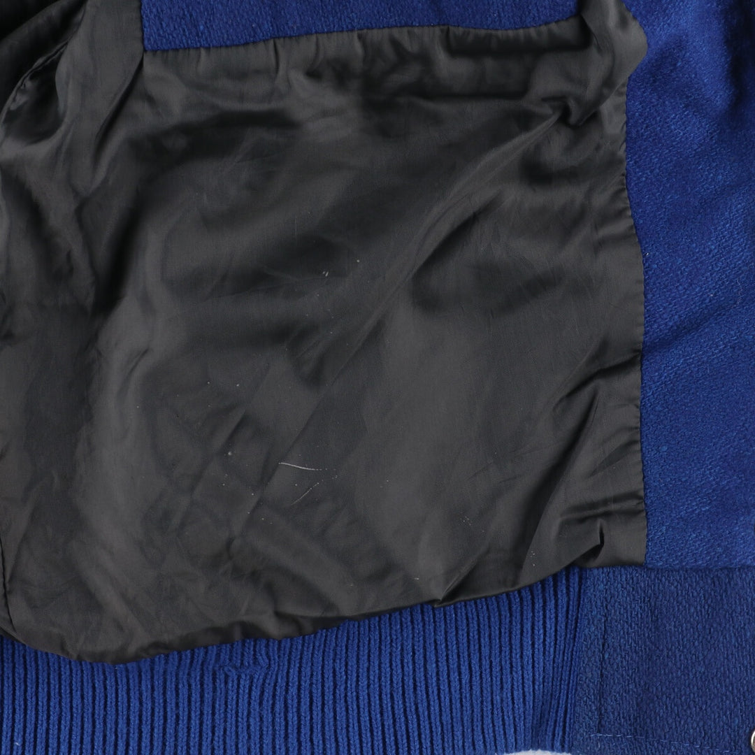 00'S C and L Sleeve Leather Wool Varsity Jacket Award Jacket Varsity Jacket Made in USA Men's XL /eaa386024