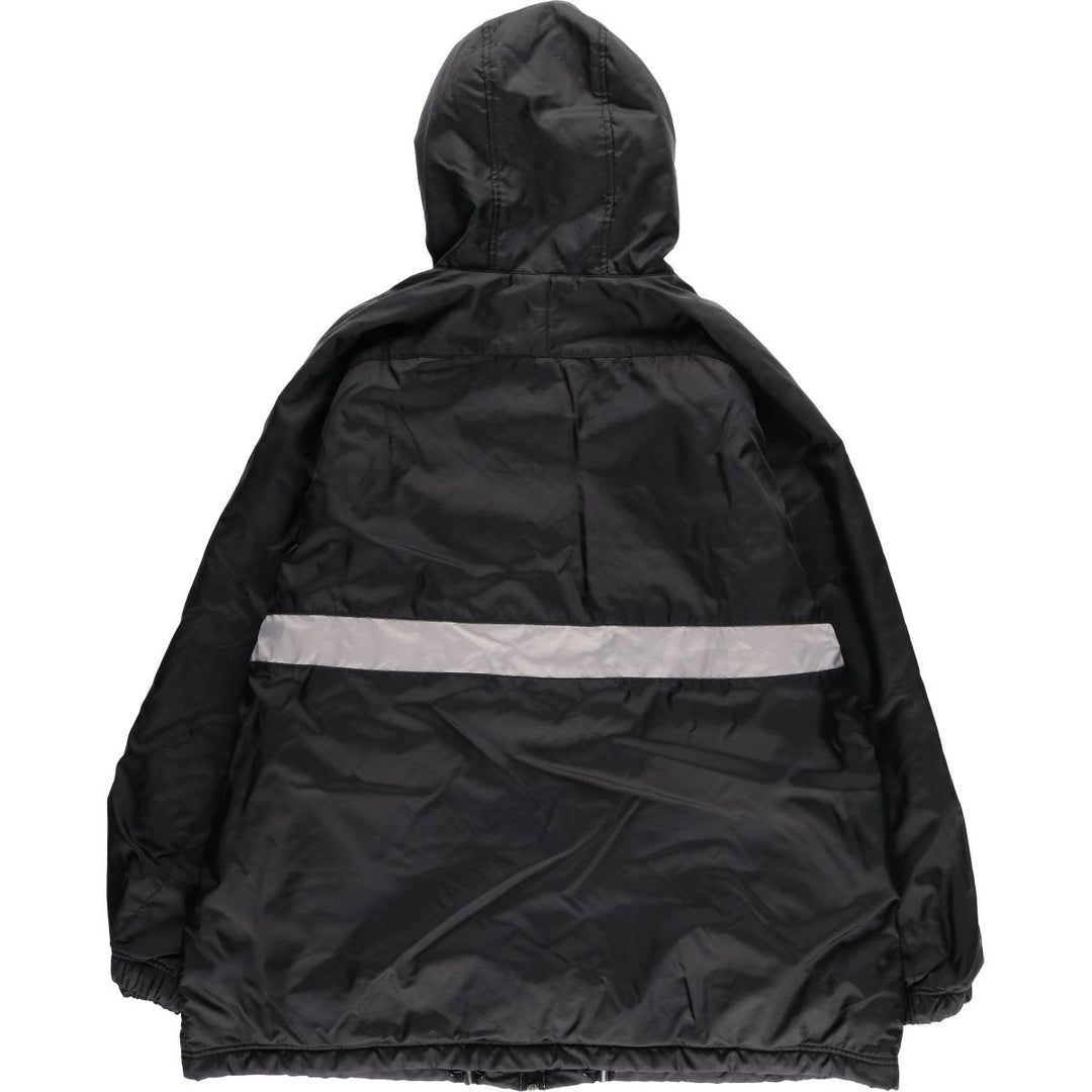 2000'S Nike reversible fleece puffer jacket, men's size XL Nylon black type Vintage Second Hand