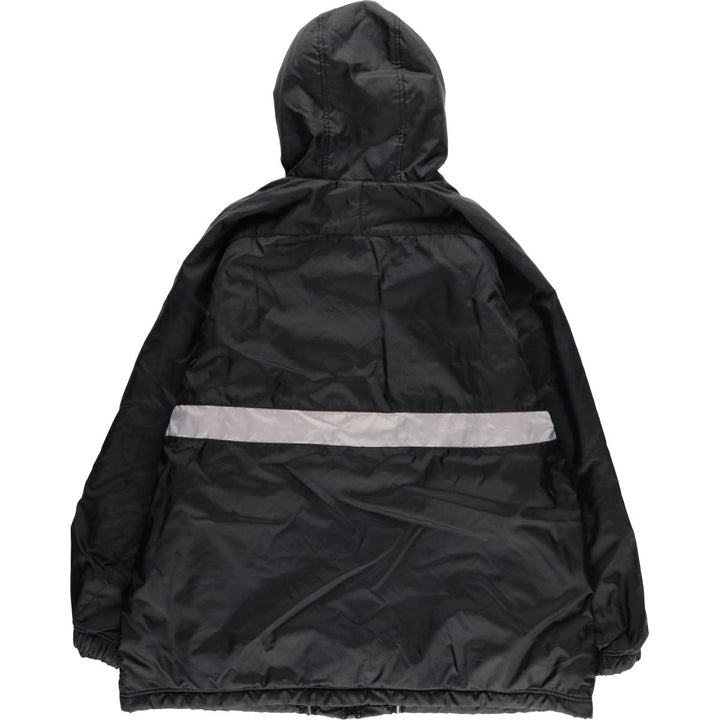 2000'S Nike reversible fleece puffer jacket, men's size XL Nylon black type Vintage Second Hand