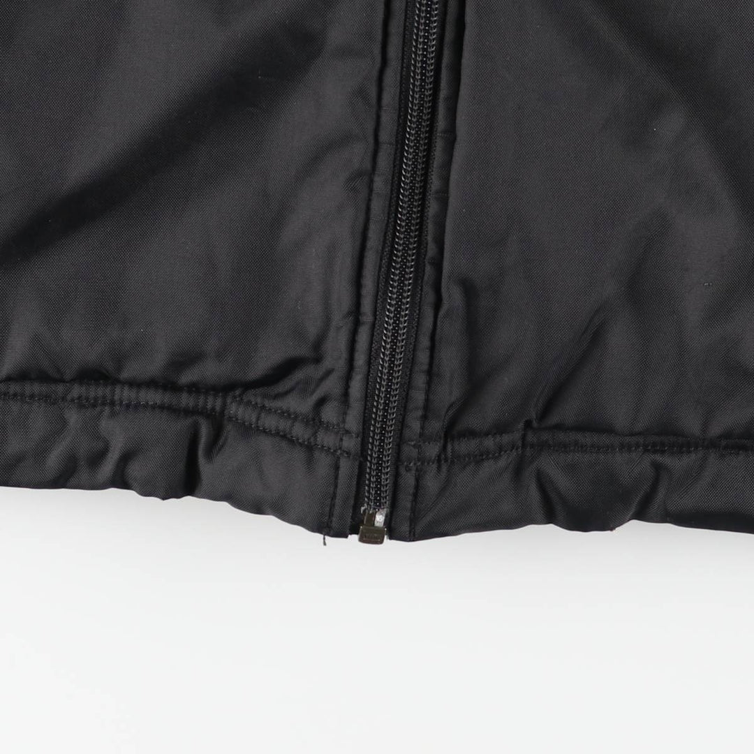 2000'S Nike reversible fleece puffer jacket, men's size XL Nylon black type Vintage Second Hand