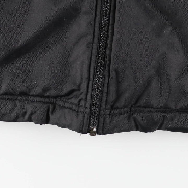 2000'S Nike reversible fleece puffer jacket, men's size XL Nylon black type Vintage Second Hand