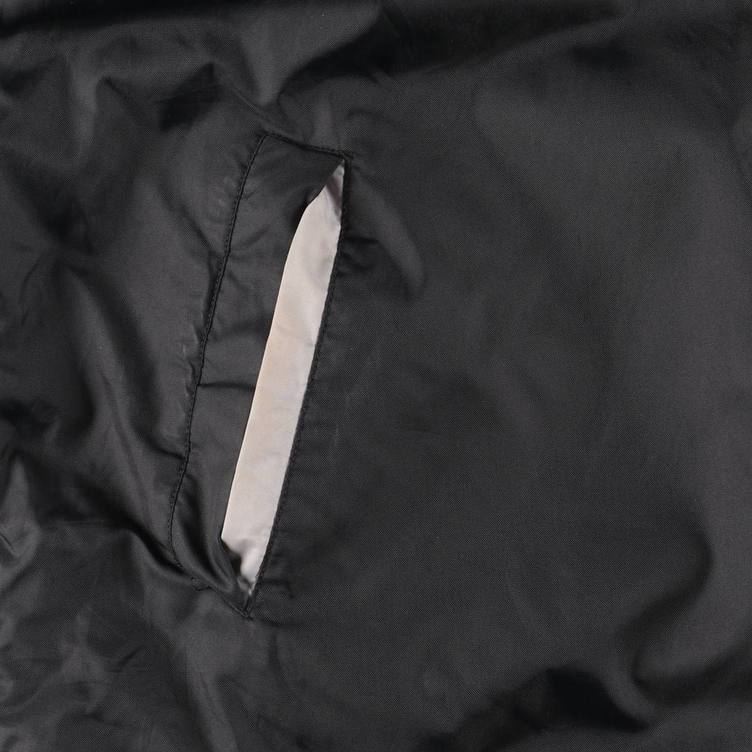2000'S Nike reversible fleece puffer jacket, men's size XL Nylon black type Vintage Second Hand