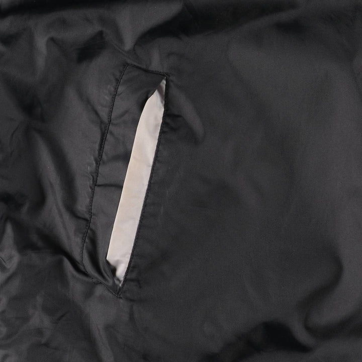 2000'S Nike reversible fleece puffer jacket, men's size XL Nylon black type Vintage Second Hand