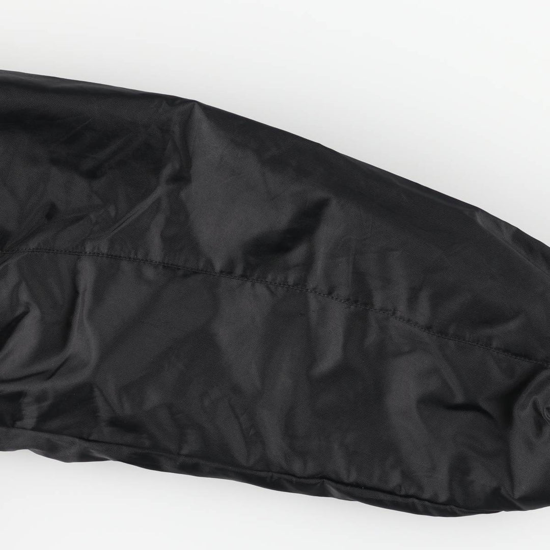 2000'S Nike reversible fleece puffer jacket, men's size XL Nylon black type Vintage Second Hand