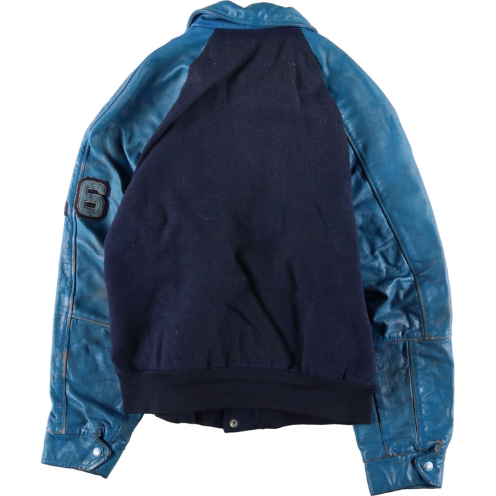 ~90'S Leather Sleeve Wool Stadium Jacket Award Jacket Varsity Jacket Men's M Vintage /eaa386130