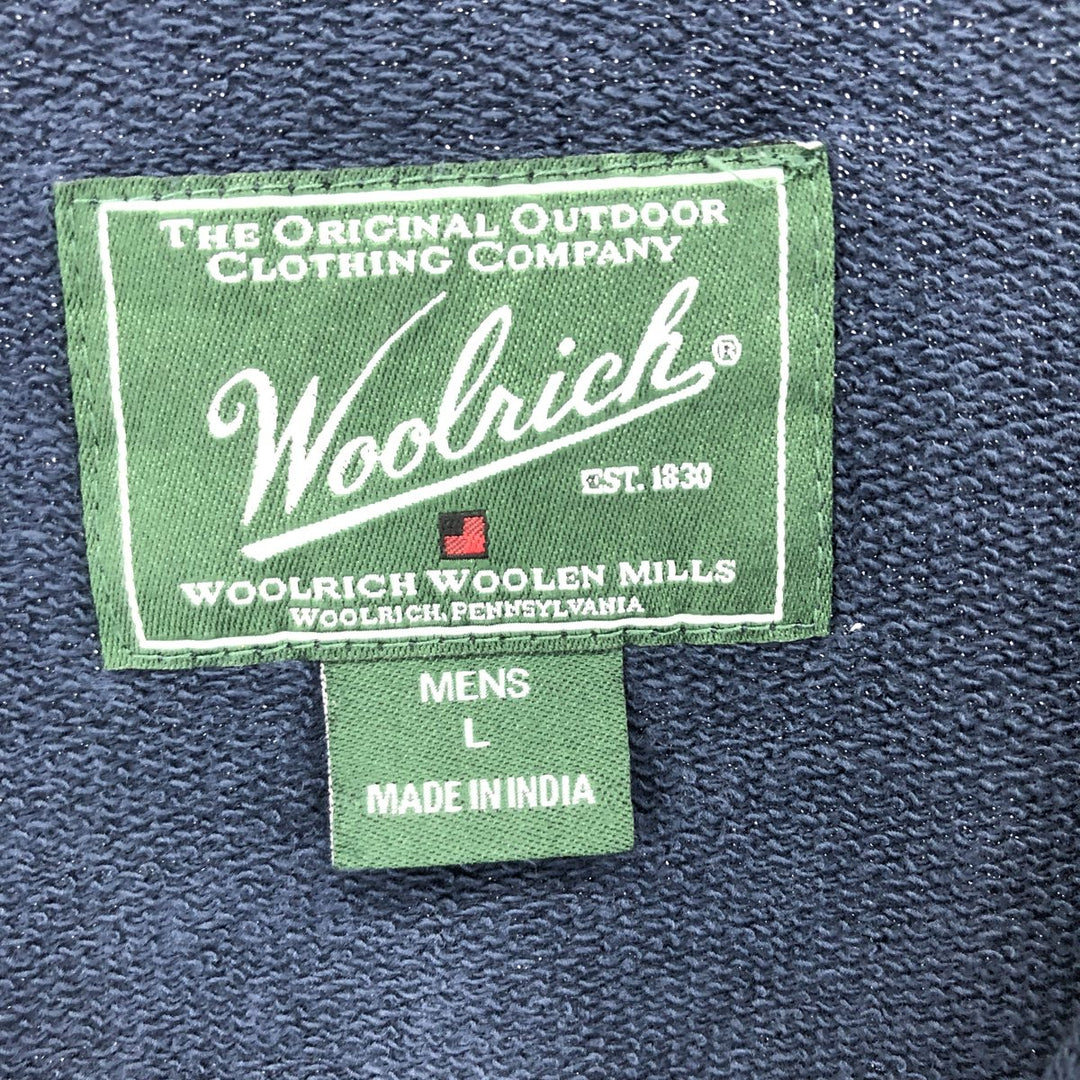 WOOLRICH Half-Zip Sweatshirt, Trainer, Men's, L /eaa386138