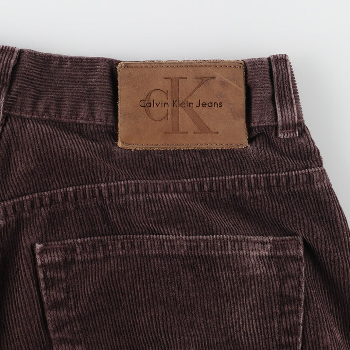 80'S Calvin Klein Corduroy Pants Made in Italy Men's W30 Vintage / eaa386150