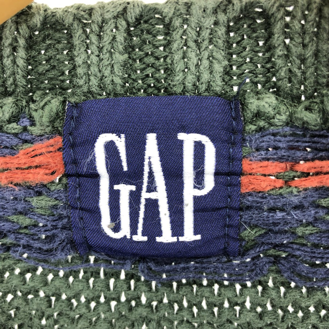 90'S GAP Old Gap all-over print wool knit sweater Women's M Vintage /eaa386195