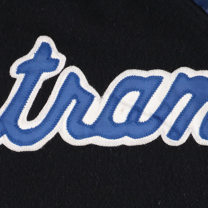 90'S Matt's Jackets Leather Sleeve Wool Varsity Jacket Award Jacket Varsity Jacket Made in USA Men's M /eaa386278