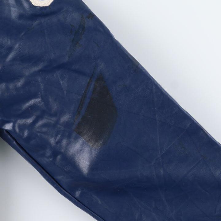 90'S Matt's Jackets Leather Sleeve Wool Varsity Jacket Award Jacket Varsity Jacket Made in USA Men's M /eaa386278