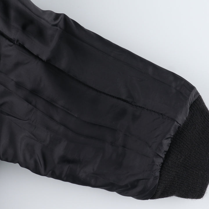 90'S Matt's Jackets Leather Sleeve Wool Varsity Jacket Award Jacket Varsity Jacket Made in USA Men's M /eaa386278