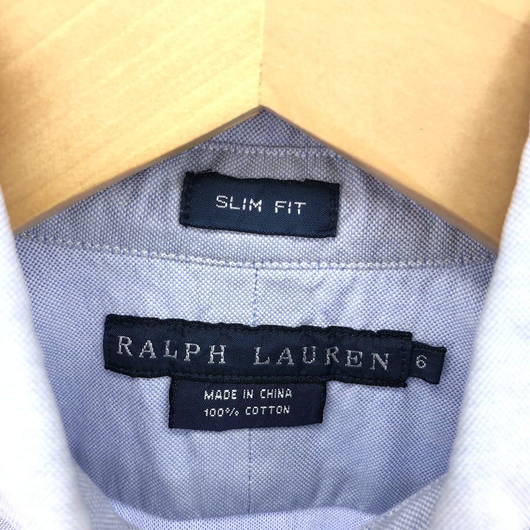 Ralph Lauren SLIM FIT Slim Fit Long Sleeve Button Down Shirt Women's M /eaa386380