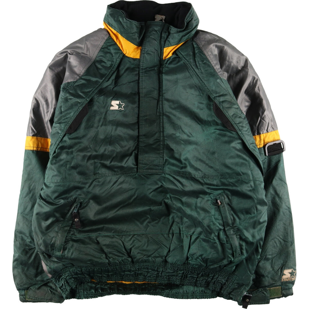 90s~00'S Starter NFL Green Bay Packers Padded Anorak Jacket Puffer Jacket Men's L size /eaa386572