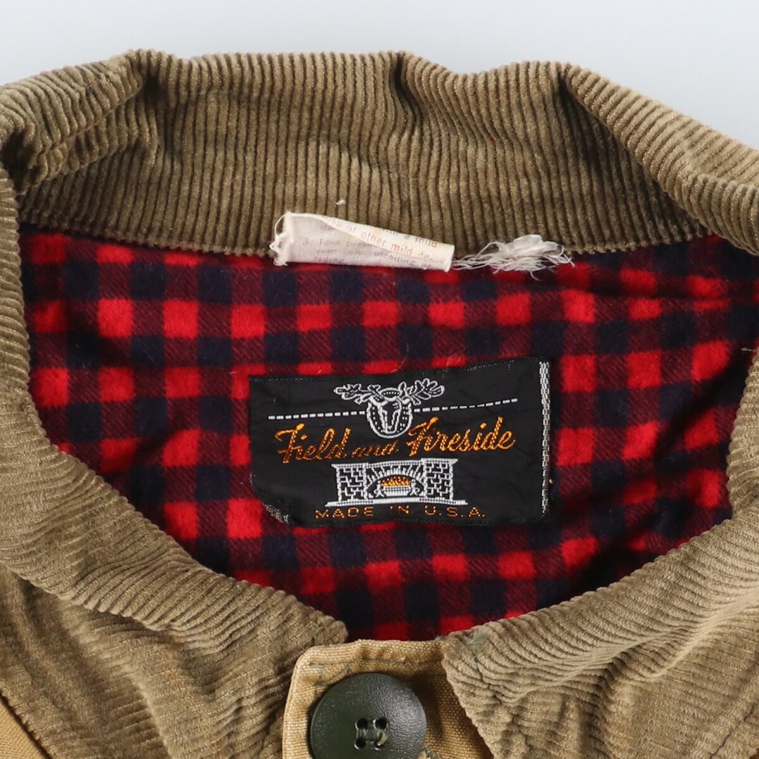 60's Field and Fireside Duck Hunting Jacket Made in USA Men's L Vintage /eaa386634