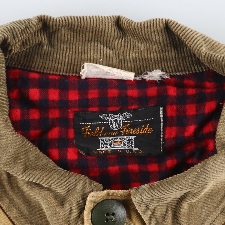 60's Field and Fireside Duck Hunting Jacket Made in USA Men's L Vintage /eaa386634