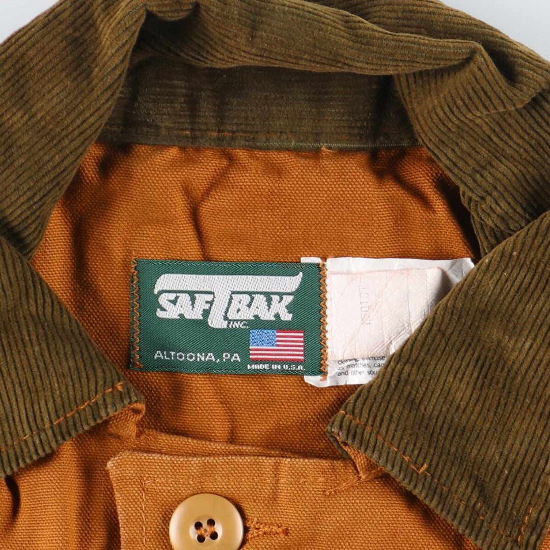80'S SAFTBAK Duck Hunting Jacket Made in USA Men's L Vintage /eaa386636