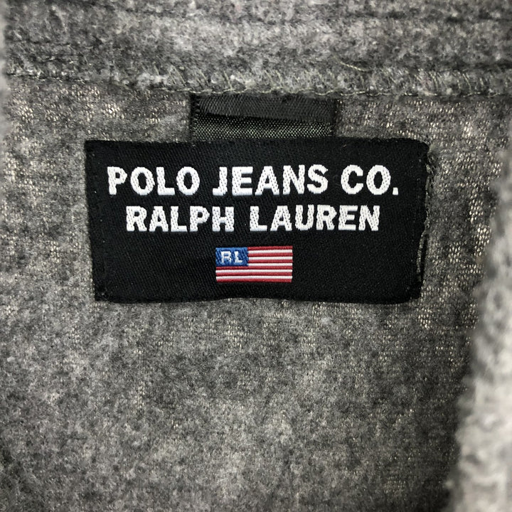 90'S Ralph Lauren POLO JEANS COMPANY Half Zip Fleece Pullover Men's XXL Vintage /eaa386648