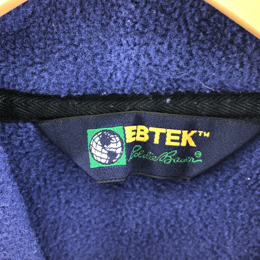 90'S Eddie Bauer EBTEK fleece pullover made in USA, men's S, vintage /eaa386693