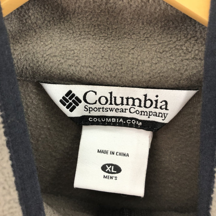 Columbia Half Zip Fleece Pullover Men's XL /eaa386694