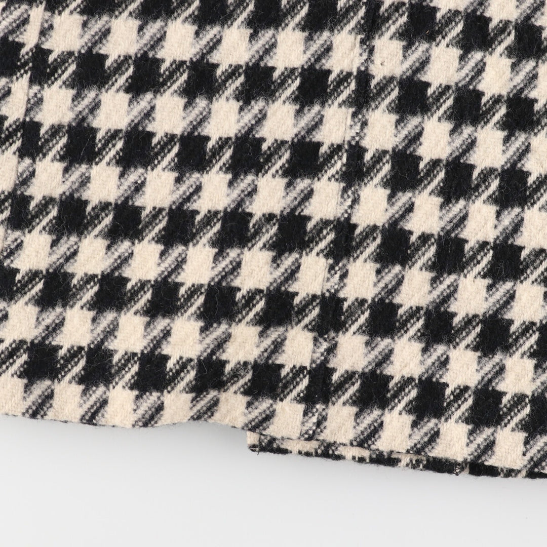 70'S Pendleton Houndstooth Pattern Wool Tailored Jacket Made in USA Women's L Vintage /eaa386703