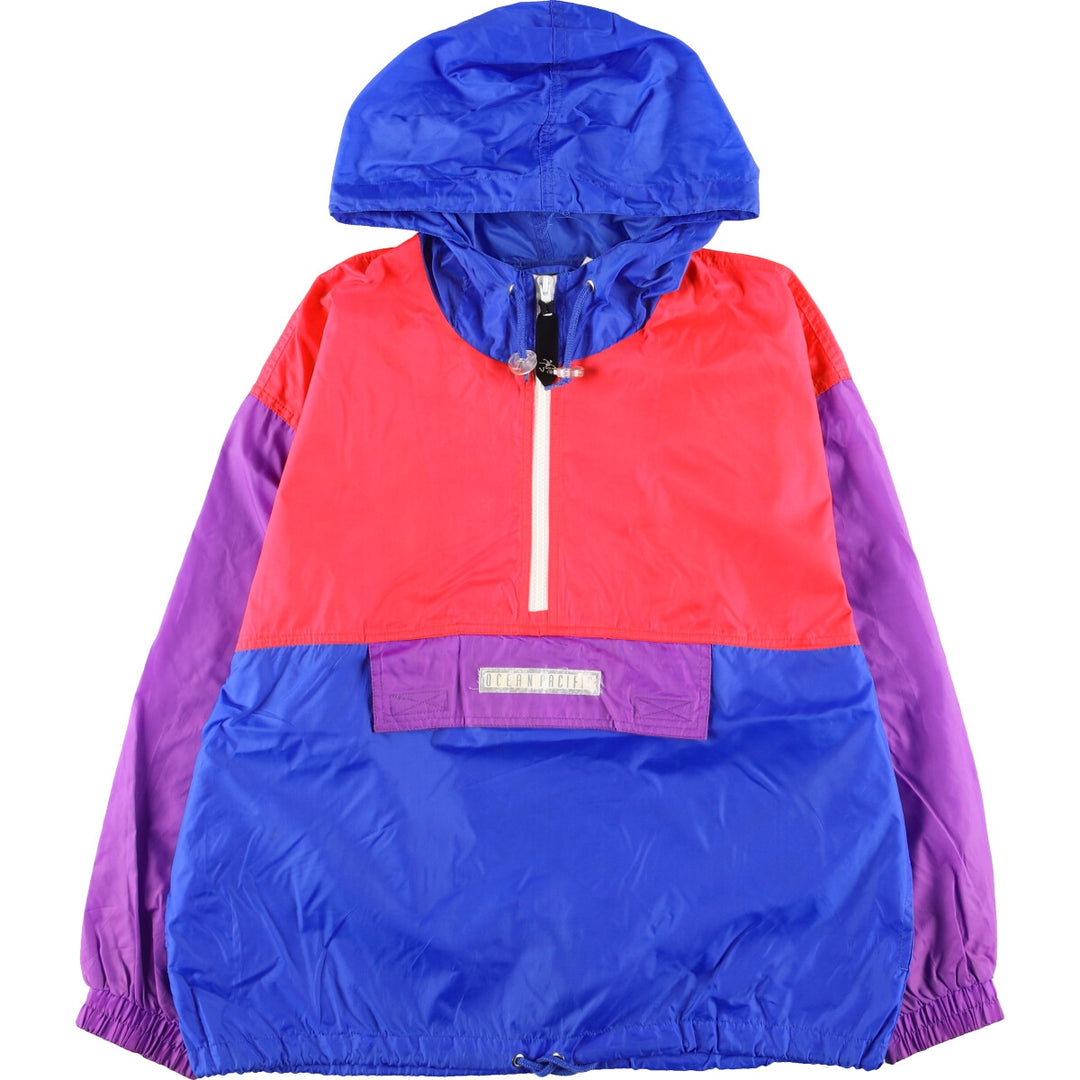 90'S Ocean Pacific Silver Tag Back Print Anorak Parka Men's M Vintage /eaa386748