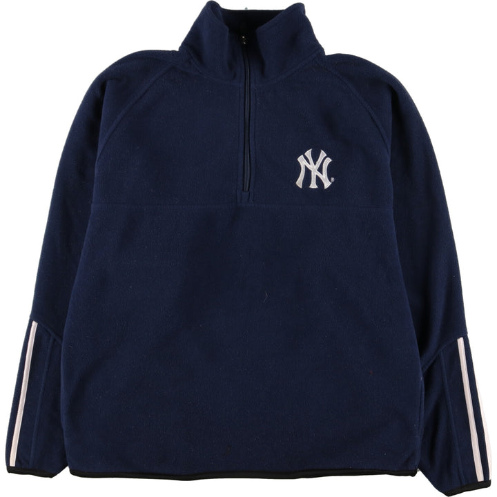 Adidas MLB NEW YORK YANKEES Half Zip Fleece Pullover Men's M /eaa386773
