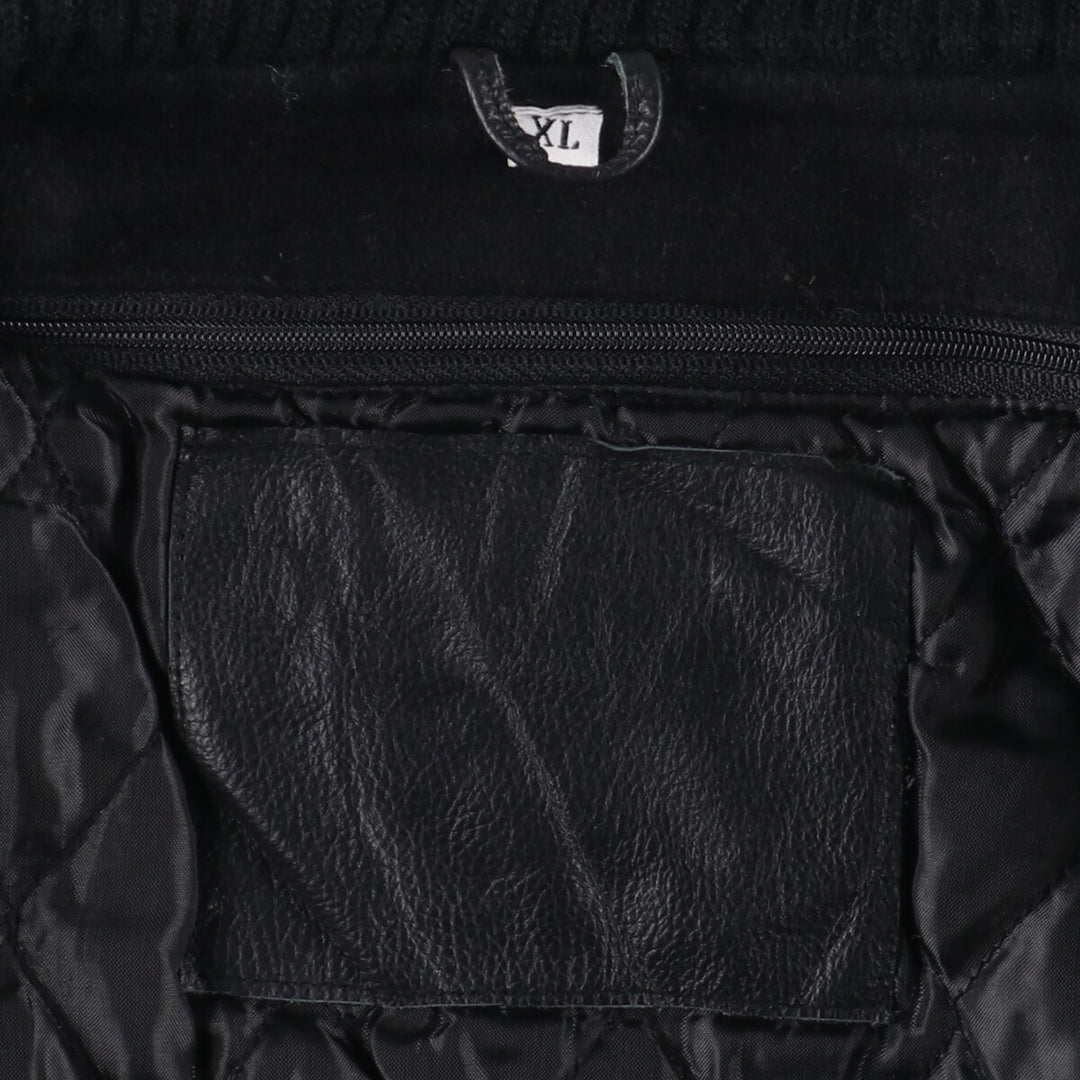 Leather sleeve wool varsity jacket award jacket varsity jacket men's XL /eaa386912