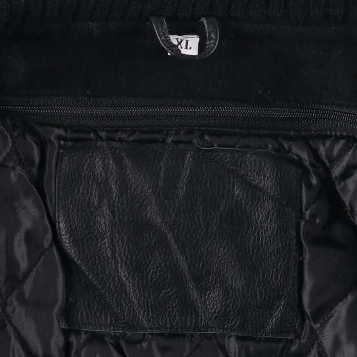 Leather sleeve wool varsity jacket award jacket varsity jacket men's XL /eaa386912