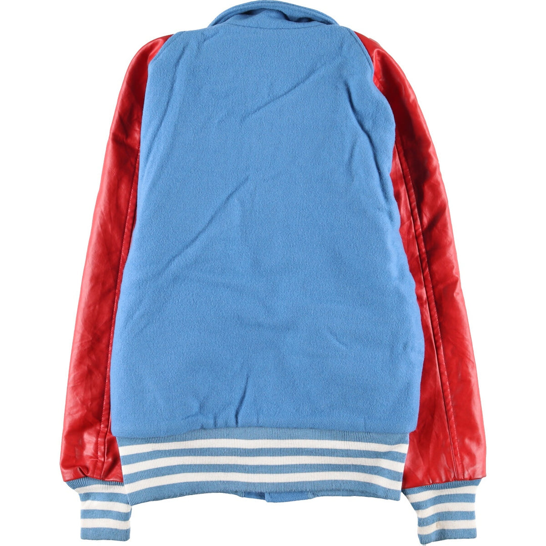 80'S awards USA leather sleeve wool varsity jacket, award jacket, varsity jacket, made in USA, men's S, vintage /eaa386913