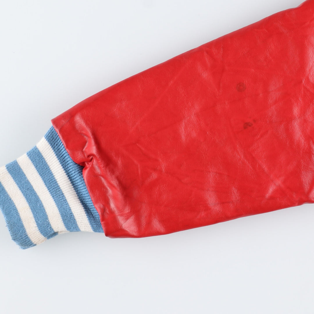 80'S awards USA leather sleeve wool varsity jacket, award jacket, varsity jacket, made in USA, men's S, vintage /eaa386913