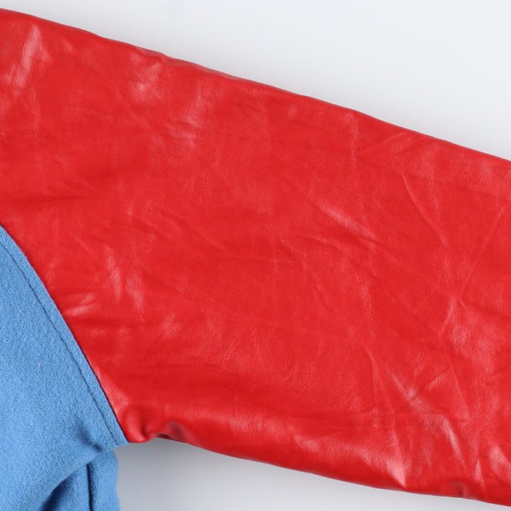 80'S awards USA leather sleeve wool varsity jacket, award jacket, varsity jacket, made in USA, men's S, vintage /eaa386913