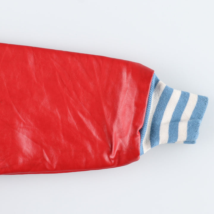 80'S awards USA leather sleeve wool varsity jacket, award jacket, varsity jacket, made in USA, men's S, vintage /eaa386913