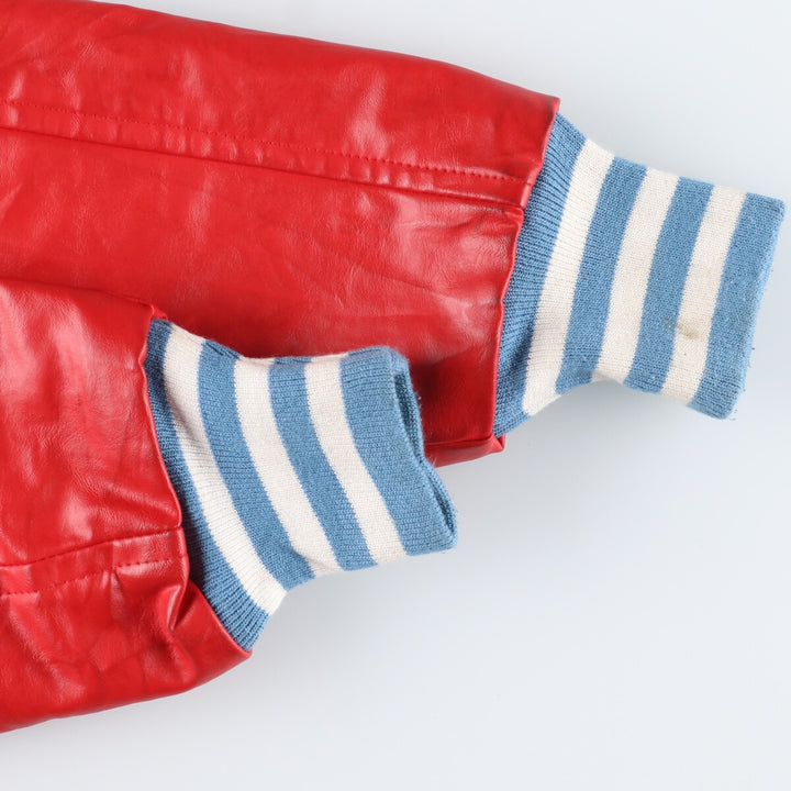 80'S awards USA leather sleeve wool varsity jacket, award jacket, varsity jacket, made in USA, men's S, vintage /eaa386913