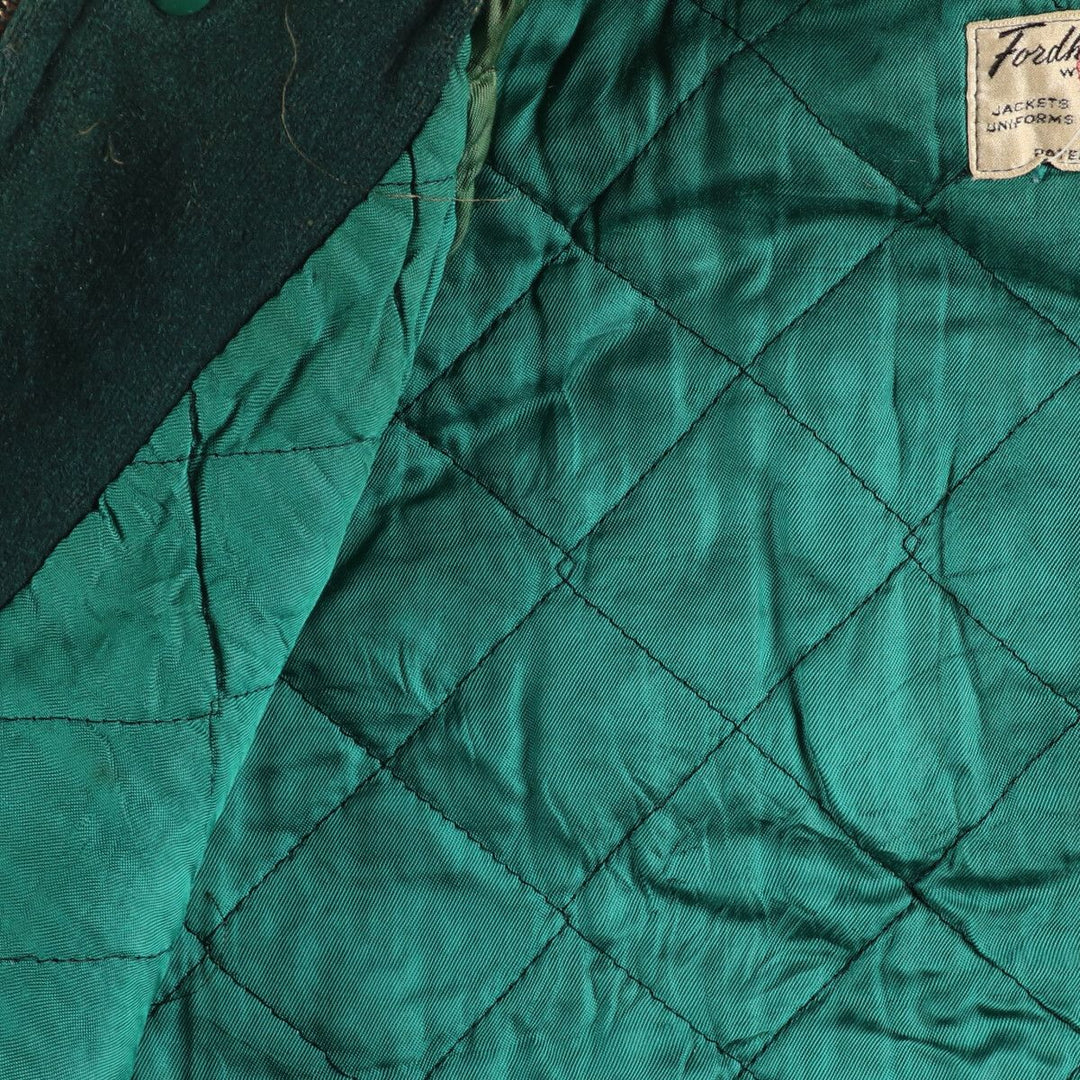 60'S FORDHAM FELT Wool Stadium Jacket Award Jacket Varsity Jacket Men's M Vintage /eaa386915