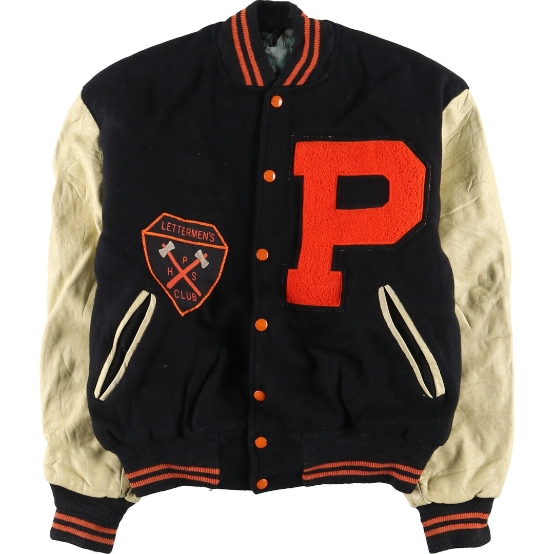 60'S Wool Stadium Jacket Award Jacket Varsity Jacket Men's L Vintage /eaa386916
