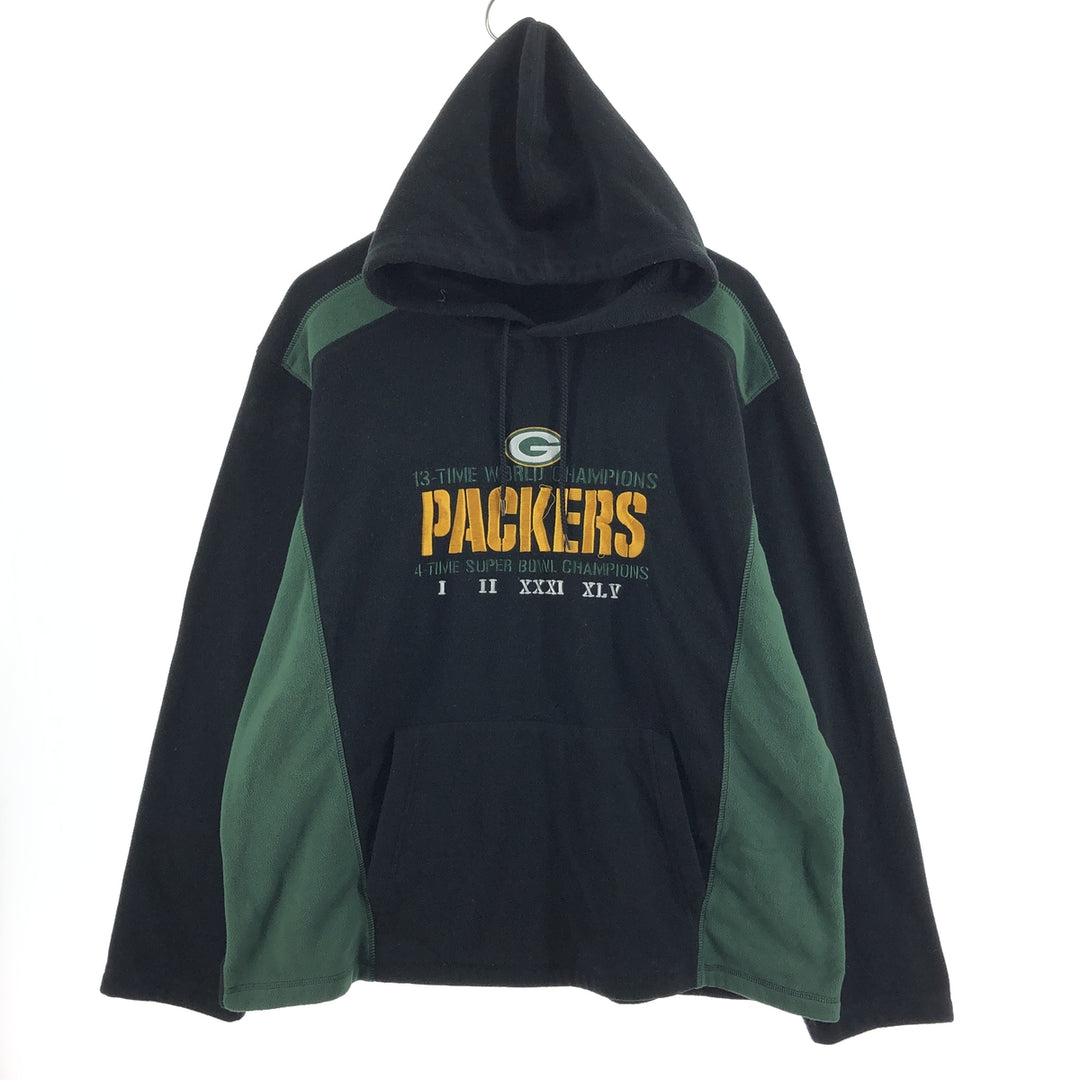 TEAM APPAREL NFL GREENBAY PACKERS Fleece Pullover Hoodie Men's XL /eaa386918