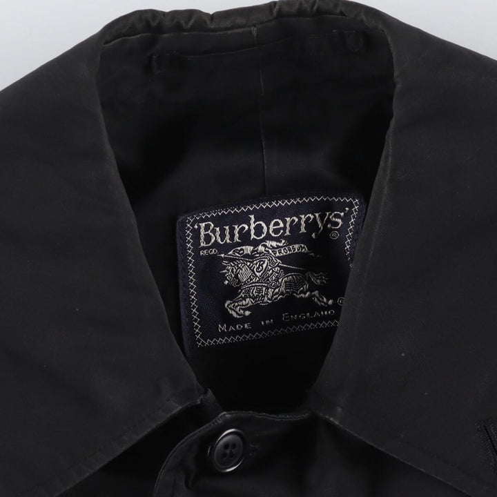 Burberry's 100% cotton Balmacaan coat, made in England, men's L /eaa387336