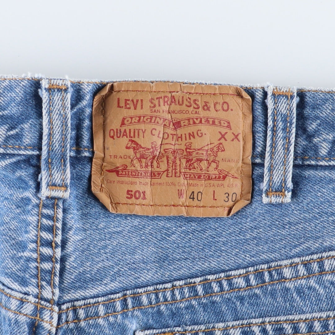 Big size 90'S Levi's 501 straight denim pants made in USA men's w37 vintage /eaa387344