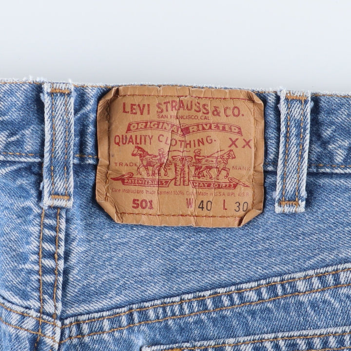 Big size 90'S Levi's 501 straight denim pants made in USA men's w37 vintage /eaa387344