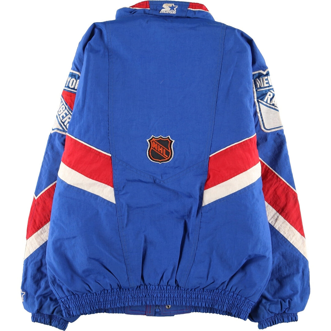 90'S Starter NHL New York Rangers Padded Jacket Men's XL Vintage /eaa387374