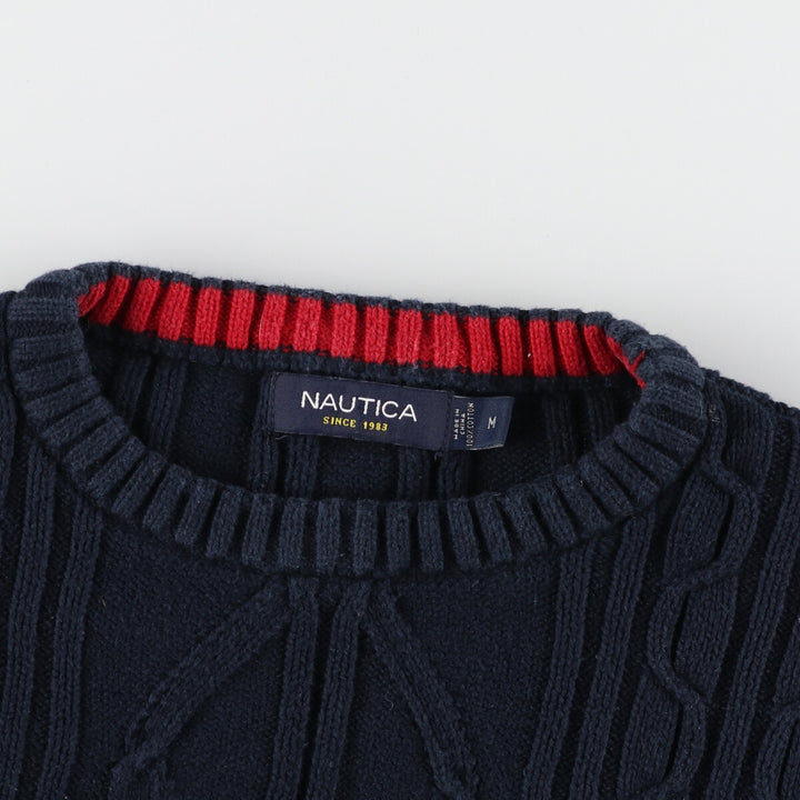 NAUTICA Cotton Knit Sweater Men's M /eaa387414