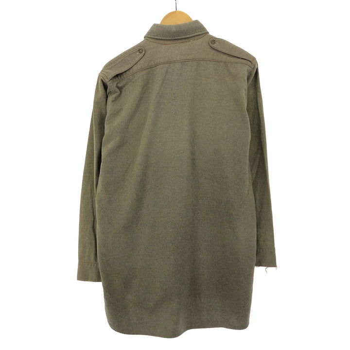 1950'S British military genuine wool shirt size 6 men's L vintage /eaa387477