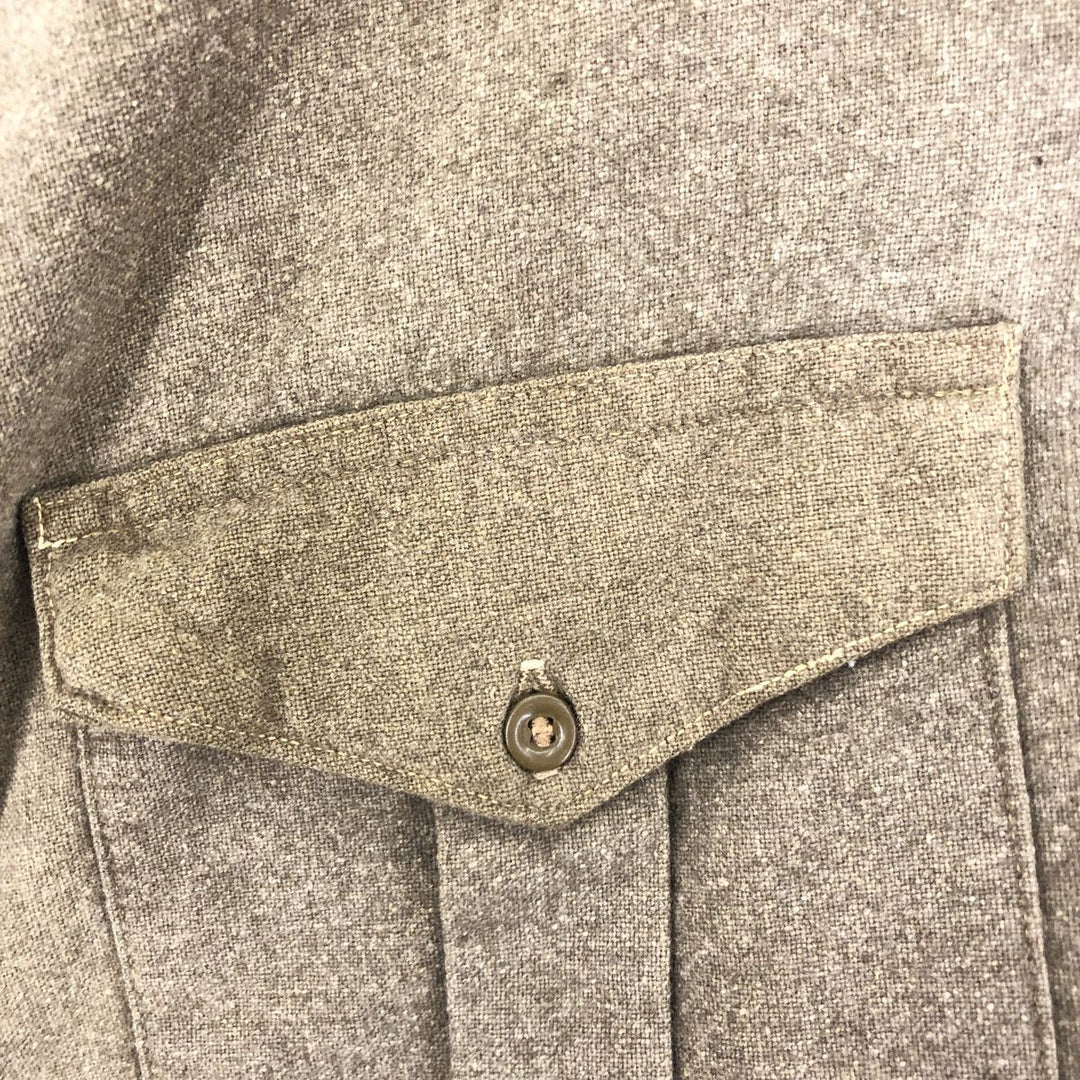 1950'S British military genuine wool shirt size 6 men's L vintage /eaa387477